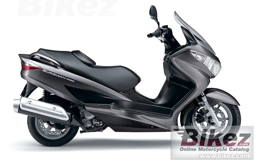 Big Suzuki burgman 200 picture and wallpaper from Bikez.com
